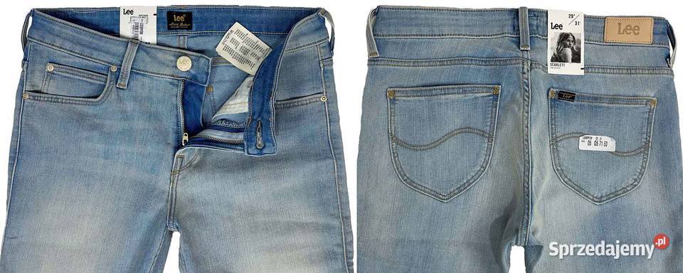 Spodnie damskie Lee Scarlett Skinny Light W26 Pisz