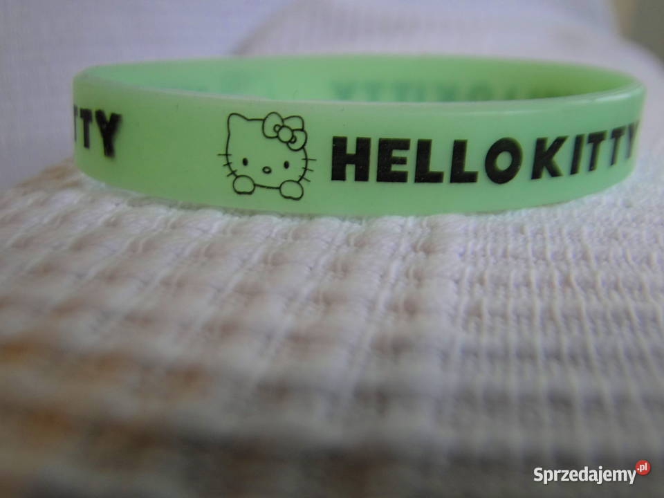 Oryginalna Hello Kitty bransoletka silikon Nowa mazowieckie sprzedam