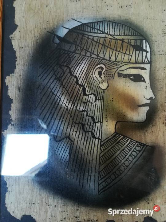 Obrazy Oprawione papirusy wielokolorowy Stargard