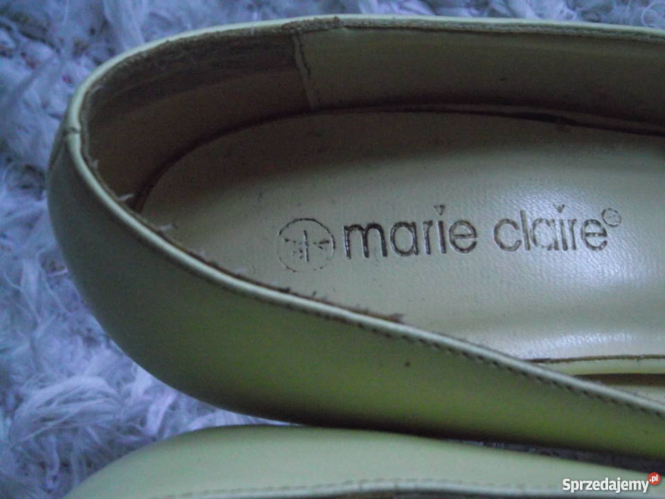 MARIE CLAIRE SKÓRZANE LETNIE SZPILKI r 37 Obuwie
