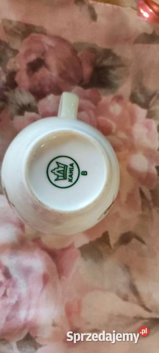 Mały mlecznik porcelana Kahla Turyngia biel Wrocław sprzedam