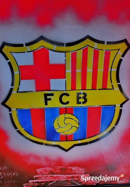 Plakat FCB 50 x 70 w ramie szkłem Warszawa