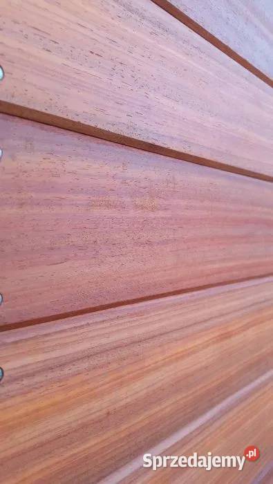 DESKA ELEWACJA Z AFRYKI PADOUK 15X145MM Prusice sprzedam