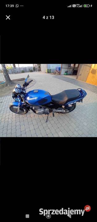 Kawasaki er500 nieuszkodzony Golina sprzedam