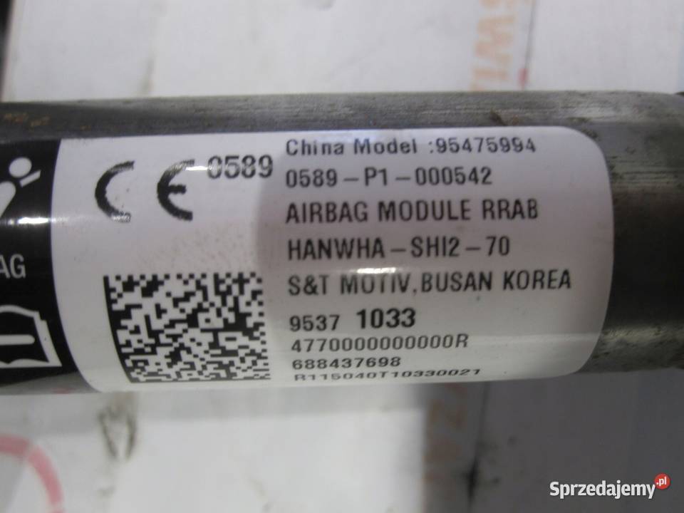 OPEL ANTARA 16r kurtyna prawa 95475994 Kielce