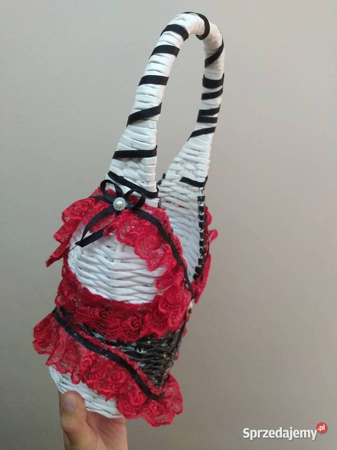 Kosz koszyk koszyczek rękodzieło prezentowy na sprzedam