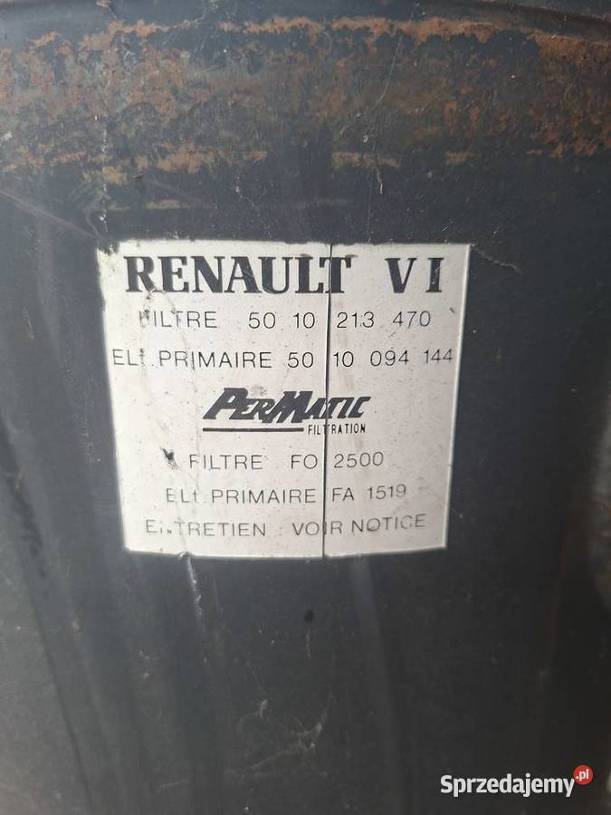 Filtr powietrza obudowa renault Nowy Tomyśl
