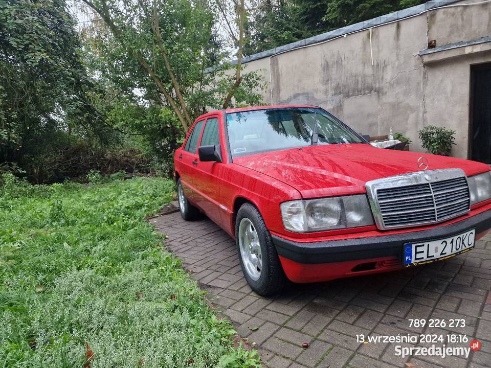 Mercedes w201 baby benz 18 bez rdzy manualna Łódź sprzedam
