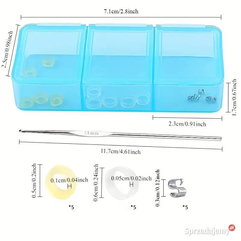 Wrastające Paznokcie Zestaw Korekcyjny AS Pozostałe Płock