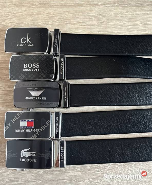 Skórzany Pasek Męski Lacoste Hugo BOSS Calvin Wałbrzych