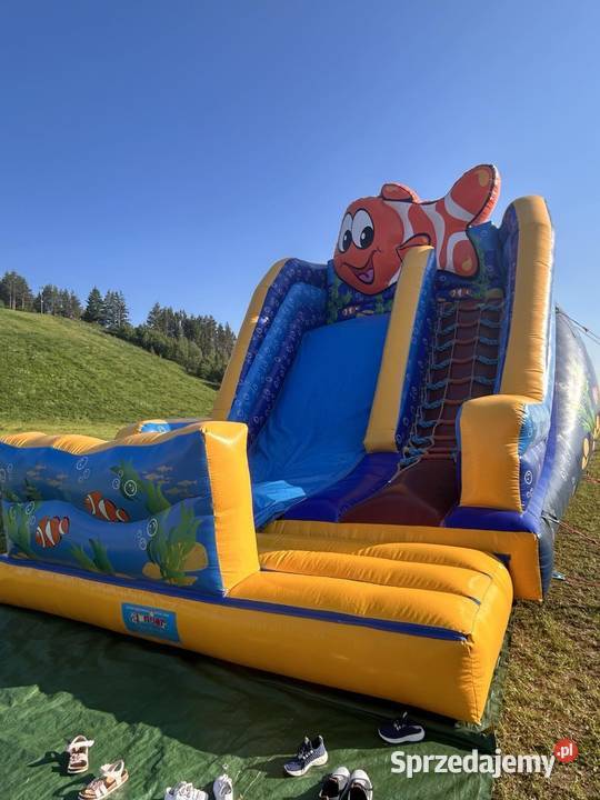 Mobilna zjeżdżalnia pontonowa snowtubing Suwałki obsługa imprez