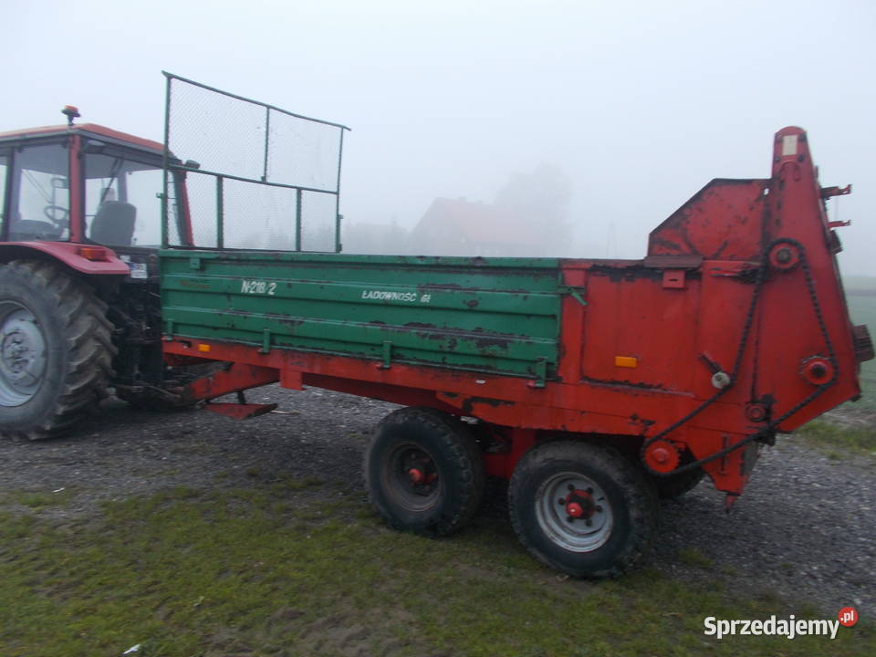 Rozrzutnik obornika warfama tandem 6t Rozrzutniki obornika pomorskie Nowa Karczma