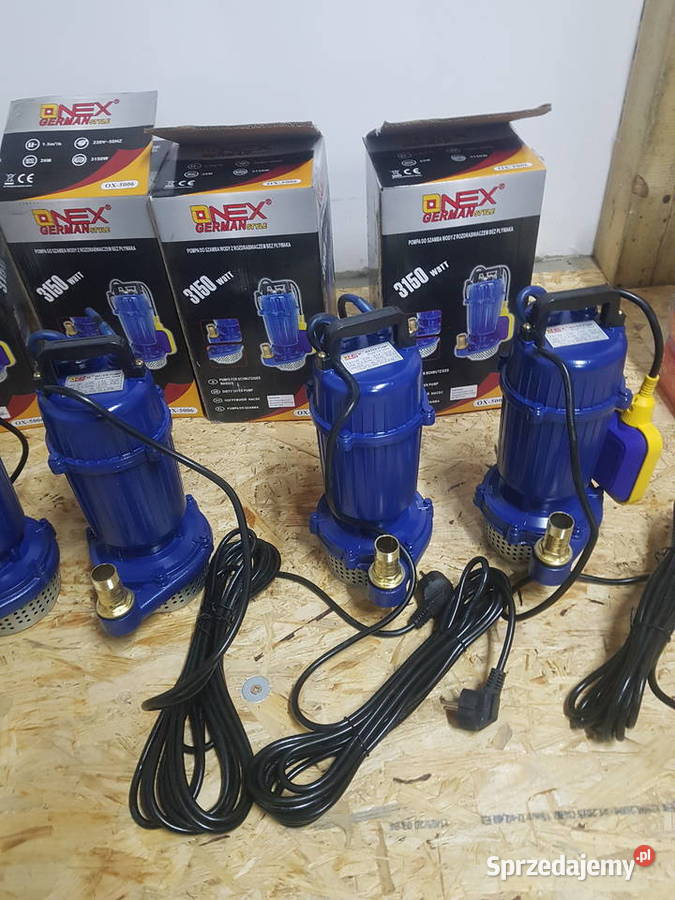 POMPA DO BRUDNEJ WODY 3150W PŁYWAK SITKO OX5006 Elektryczne Głogowa