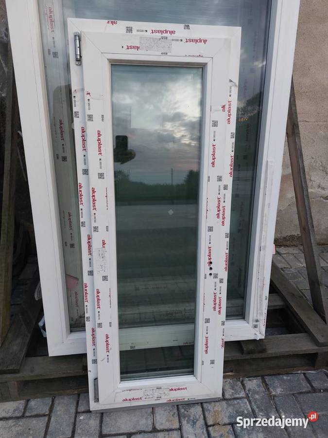 Nowe okno białe 52x136 3 szyby OUTLET Biała