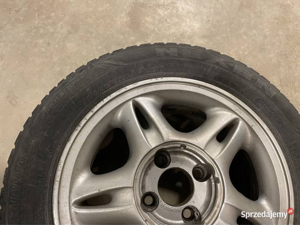Felgi R14 z oponami Renault Clio 2 dolnośląskie Wrocław sprzedam