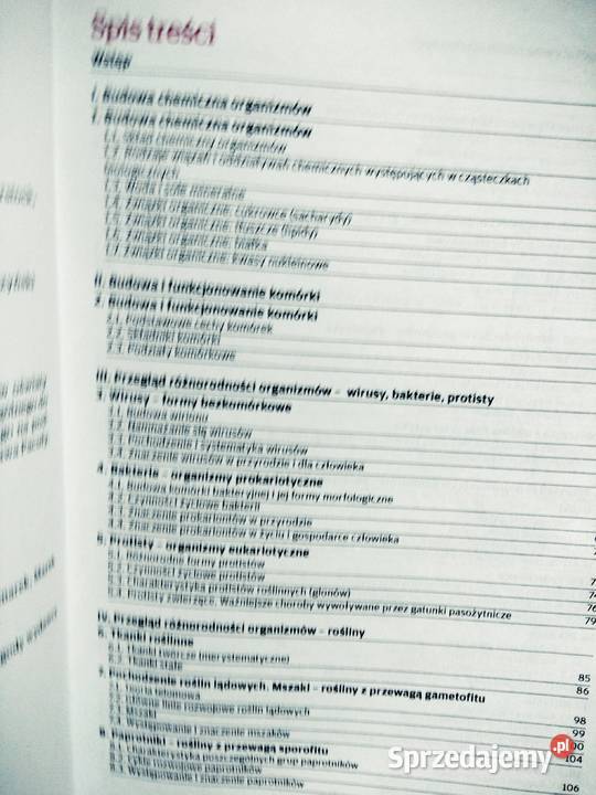 Biologia operon Antykwariat Warszawa