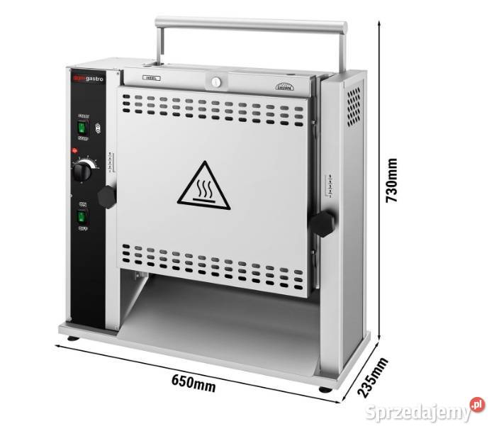 Toster pionowy GGM GASTRO Manualny bułek do Gastronomia zachodniopomorskie Mielno sprzedam