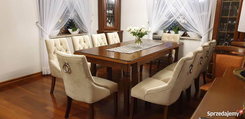 Pikowane krzesło hampton chesterfield glamour z Łódź