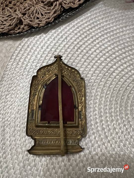 Zabytkowy ołtarzyk tryptyk religijny składany Warszawa