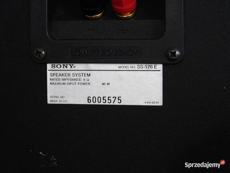 Kolumny Sony SS176E ładne i sprawne DOSTAWA