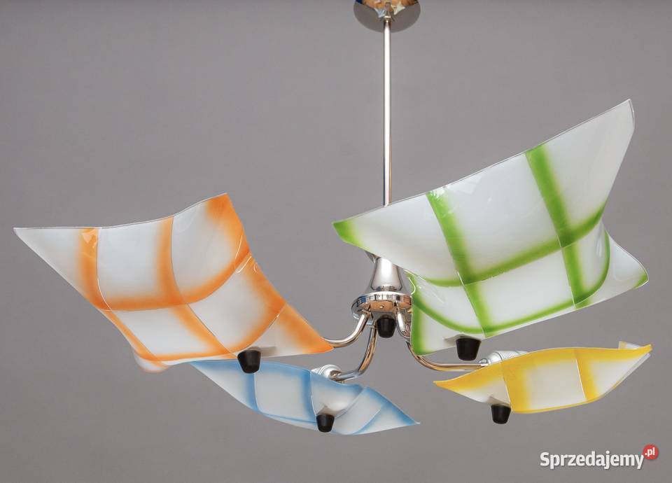 Żyrandol lata 60 Look PopArt MidCentury Vintage Dąbrowa Górnicza