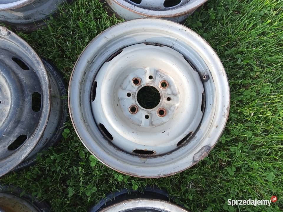 Polonez Fiat 125 felgi 5 J 13x4x98 bez noska podkarpackie Stalowa Wola sprzedam