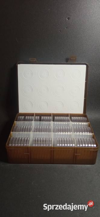 Kapsle na monety 46 mm 84 sztuki z regulacją Szczecin sprzedam