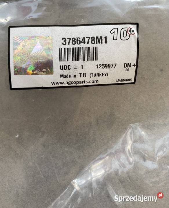 Linka zmiany biegów Massey Ferguson 3786478M1 Skrzynia biegów Białystok