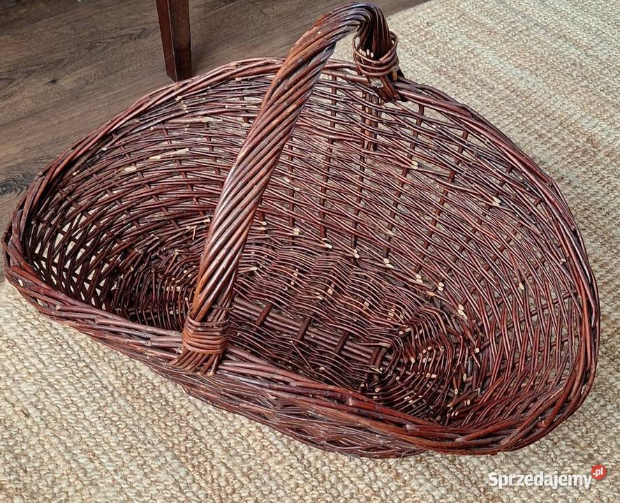 Duży koszyk wiklinowy 65x45x25 Gdańsk