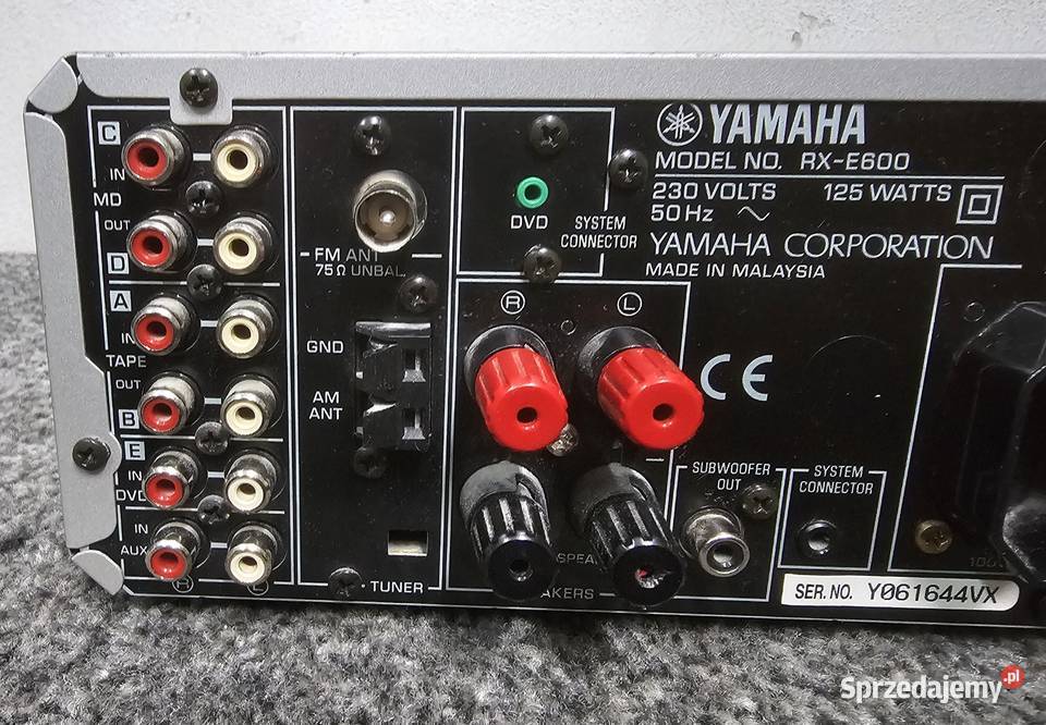 Amplituner stereo Yamaha Pianocraft RXE600 Kraków