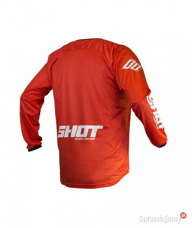 STRÓJ CROSS SPODNIE KOSZULKA BLACK RED 38XXL Rozmiar XXL Mrągowo