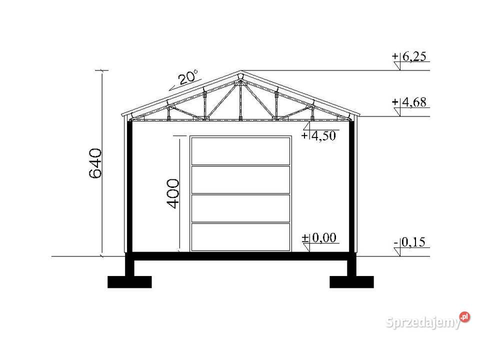 Hala Stalowa z Kratownicą Projekty HS 8x28 małopolskie Kraków