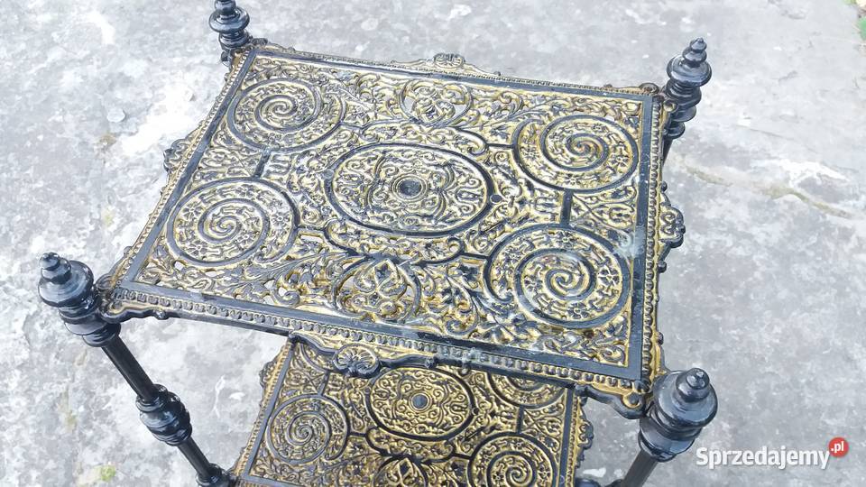 Kwietnik Ażurowy Metalowy stolik Pozostałe Płońsk