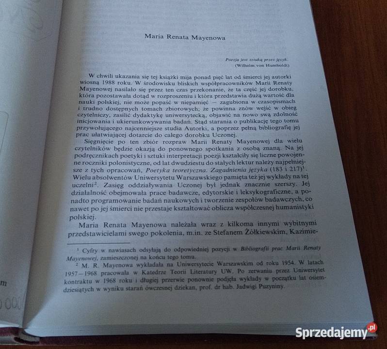 Studia i rozprawy Maria Renata Mayenowa Gdańsk