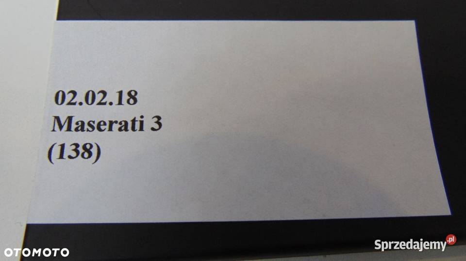 LISTWA OSŁONA PROGU MASERATI GHIBLI 670011108 Karoseria Nowy Tomyśl