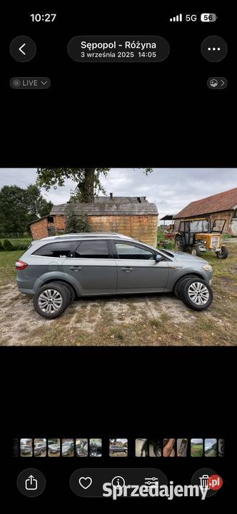 Sprzedam ford Mondeo mk4 Rok produkcji 2008 Sępopol