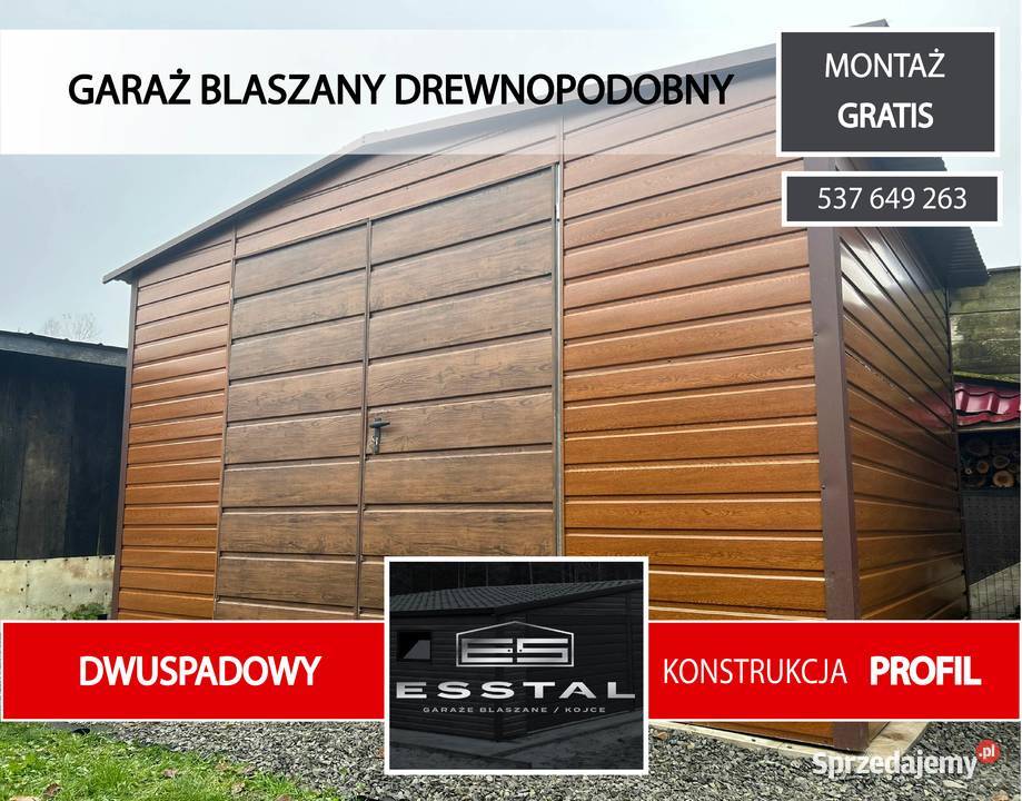 173 Garaż BLASZANYBlaszakSchowekDrewnopodobny Żyrardów