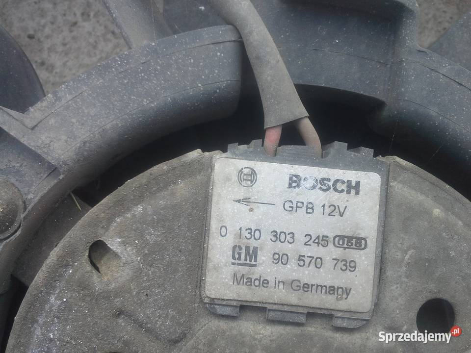 Opel Astra 2 wentylator chłodnicy 0130303245 Dębno