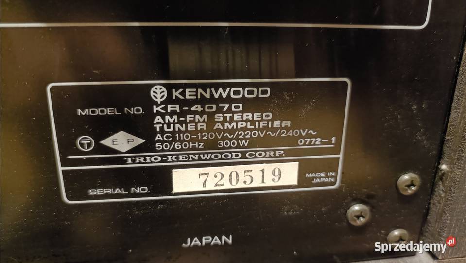 KENWOOD KR4070 amplituner Stereo Poznań