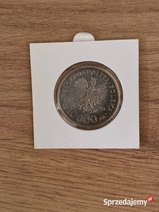 Moneta 10000 zl Solidarnosc 1990 Numizmatyka Puławy
