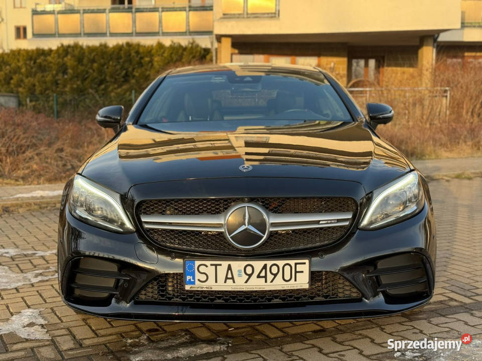 Mercedes C 43 AMG Salon Polska 4Matic Burmester asystent pasa ruchu sprzedam