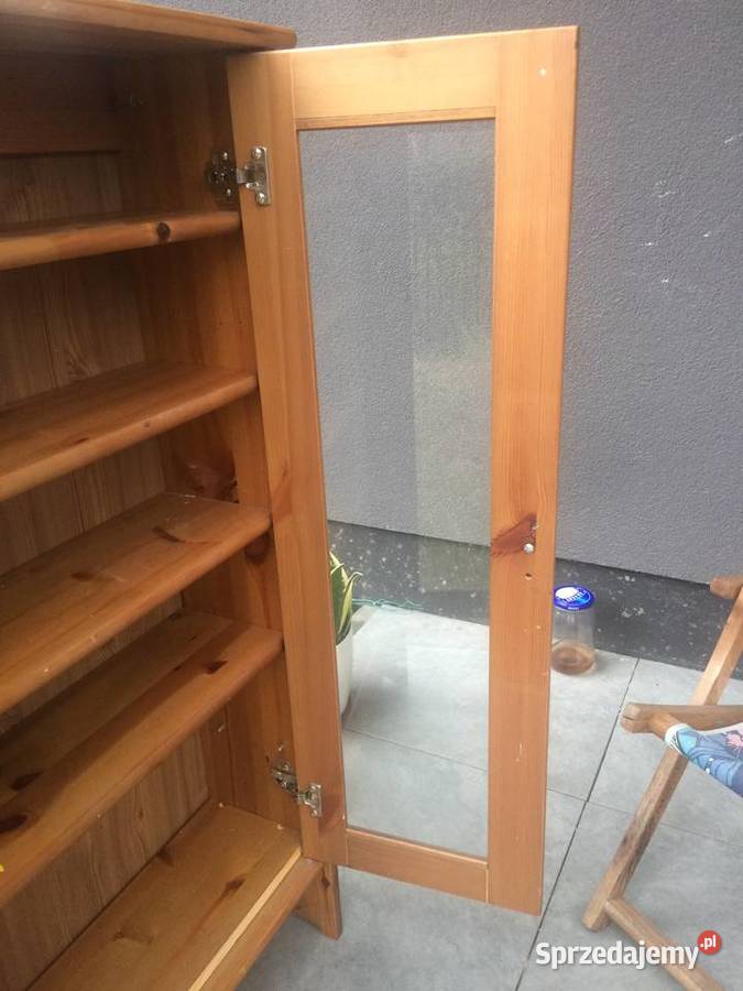 Przeszklone regały Leksvik IKEA Warszawa