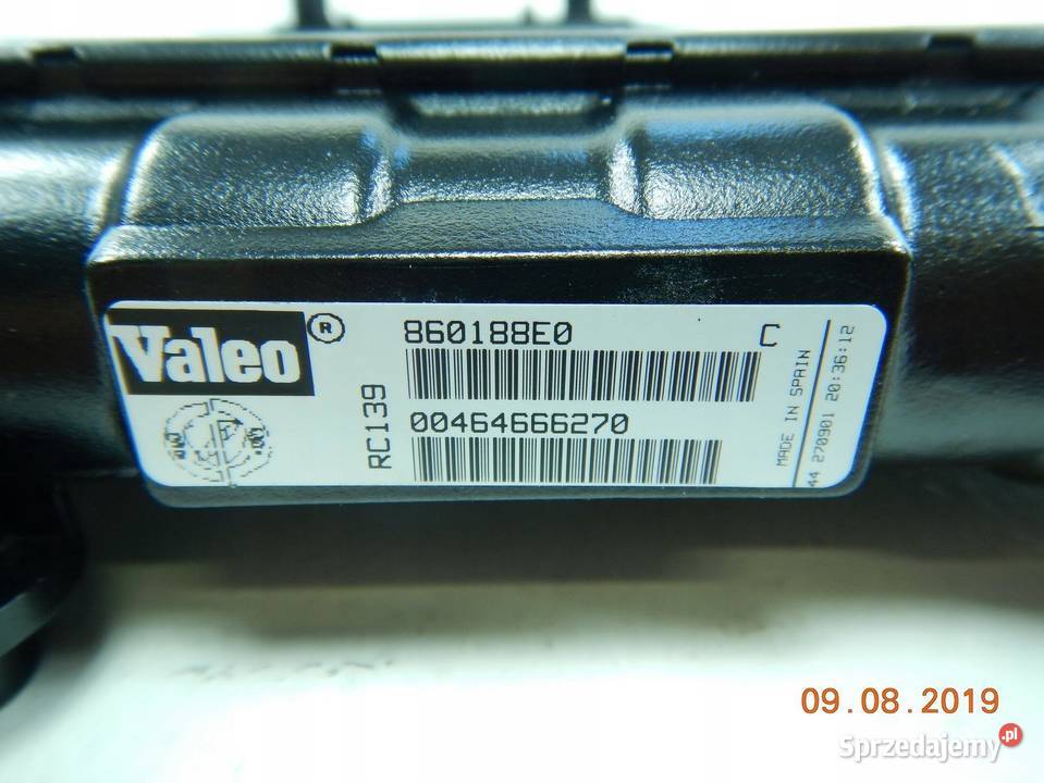 CHŁODNICA WODY FIAT PUNTO 17D 9499 ASO