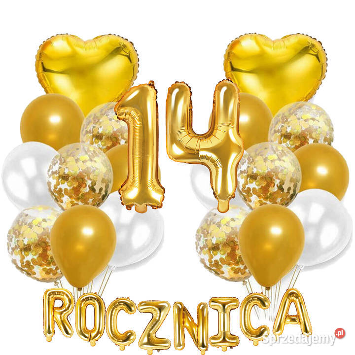 Zestaw dekoracji PIĘĆDZIESIĄTA 50 ROCZNICA 10 do Pozostałe Adamowizna