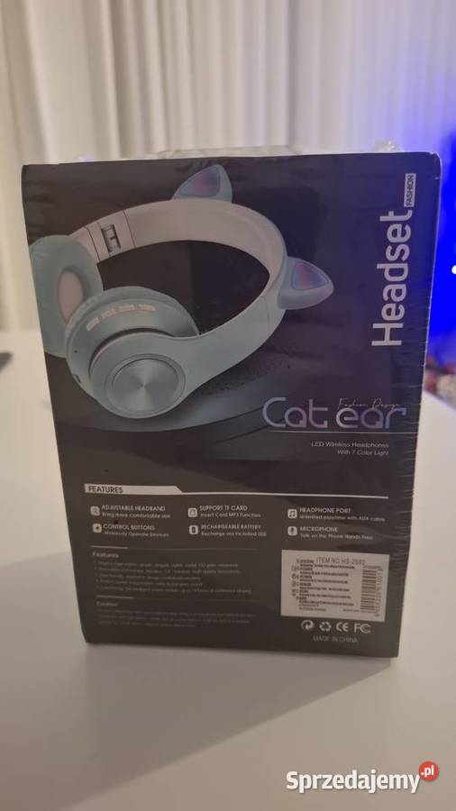 Sprzedam słuchawki kotki Dla Dziecka Skarżysko-Kamienna sprzedam