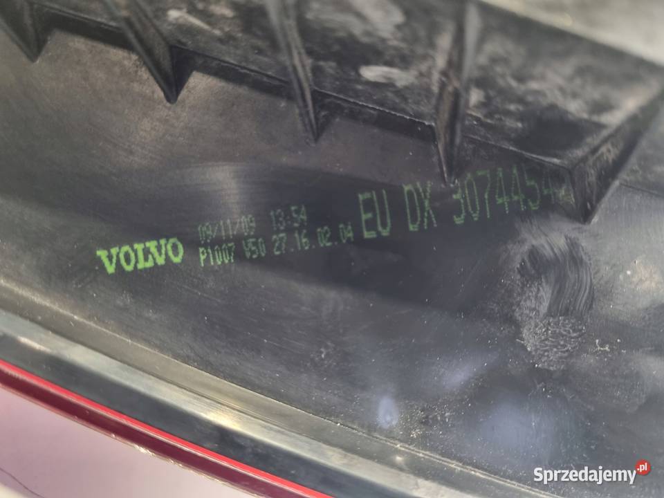 Volvo V50 KOMBI 0712r LIFT TYLNIA TYLNA LAMPA