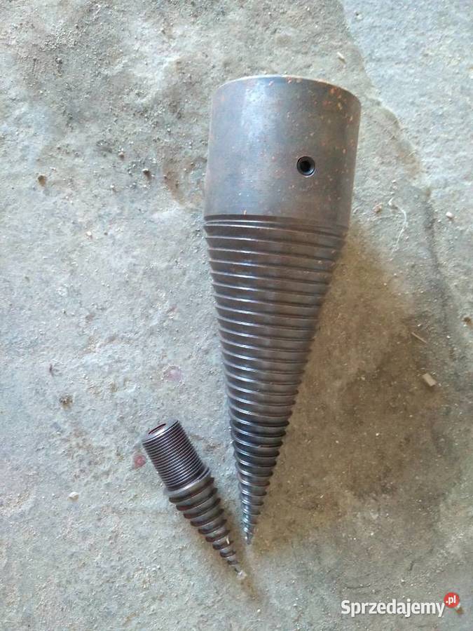 Łuparka świdrowa do drewna rębak 4KW Łuków