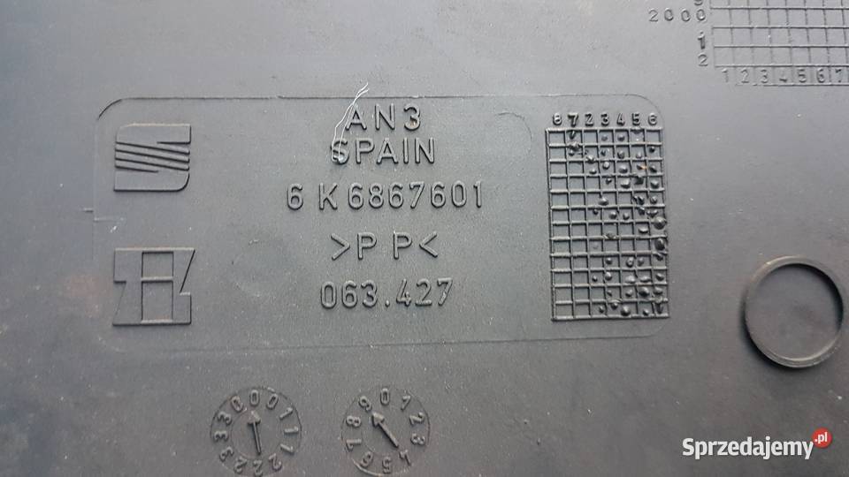 SEAT IBIZA II 6K PLASTIK OSŁONA TAPICERKA KLAPY osobowe Skarżysko-Kamienna sprzedam