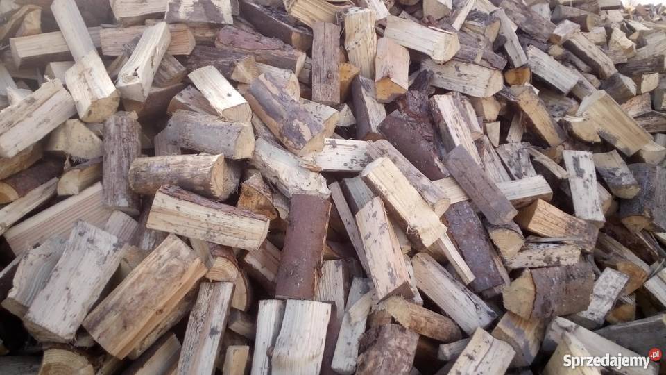 Drewno Kominkowe Opałowe SOSNOWE sosna połupana podkarpackie Sieniawa