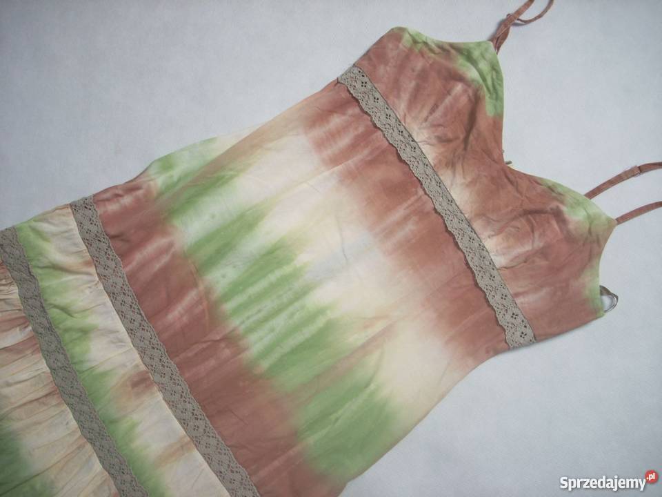 Taranko letnia Sukienka Bawełna Ombre Falbana 36 Nowy Sącz